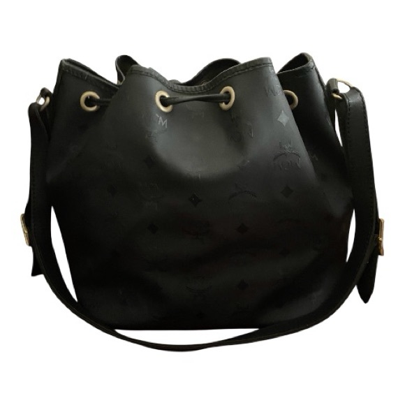 MCM Vintage Classic Black Bucket Bag Made in Germany Original price $375.00 - Picture 2 of 12